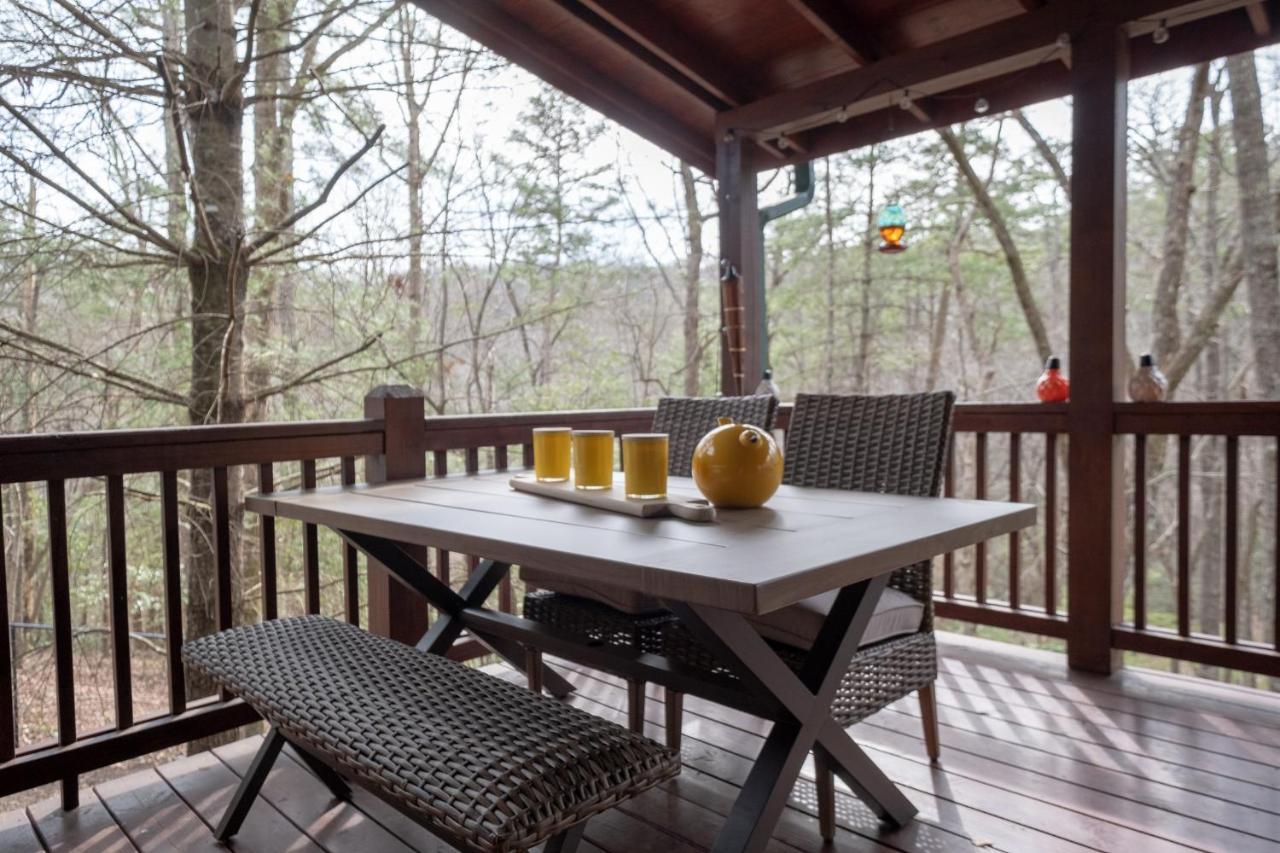 Vila Three Dog Night - Pet-Friendly Cabin With Hot Tub Blue Ridge Exteriér fotografie
