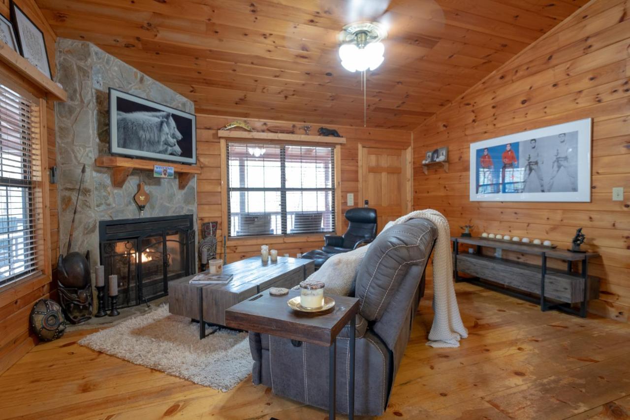 Vila Three Dog Night - Pet-Friendly Cabin With Hot Tub Blue Ridge Exteriér fotografie