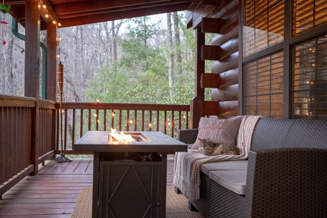 Vila Three Dog Night - Pet-Friendly Cabin With Hot Tub Blue Ridge Exteriér fotografie