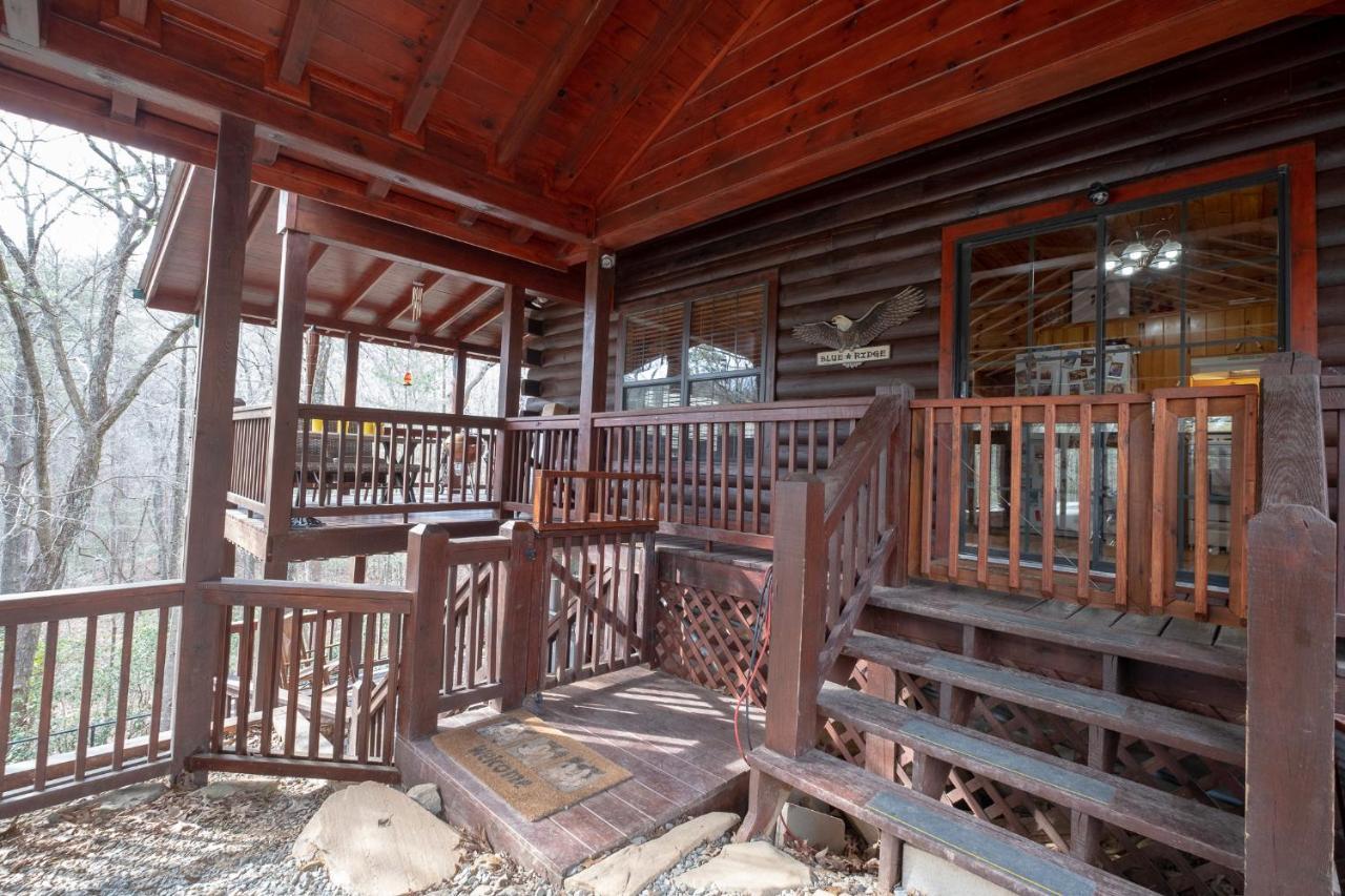Vila Three Dog Night - Pet-Friendly Cabin With Hot Tub Blue Ridge Exteriér fotografie