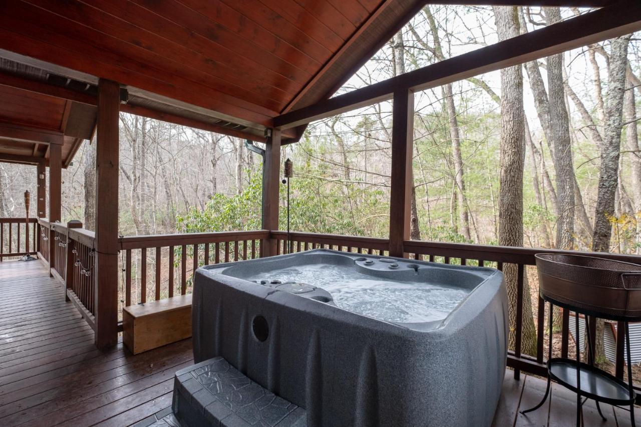 Vila Three Dog Night - Pet-Friendly Cabin With Hot Tub Blue Ridge Exteriér fotografie