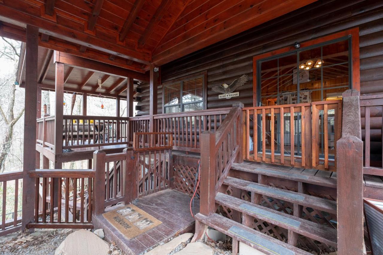 Vila Three Dog Night - Pet-Friendly Cabin With Hot Tub Blue Ridge Exteriér fotografie